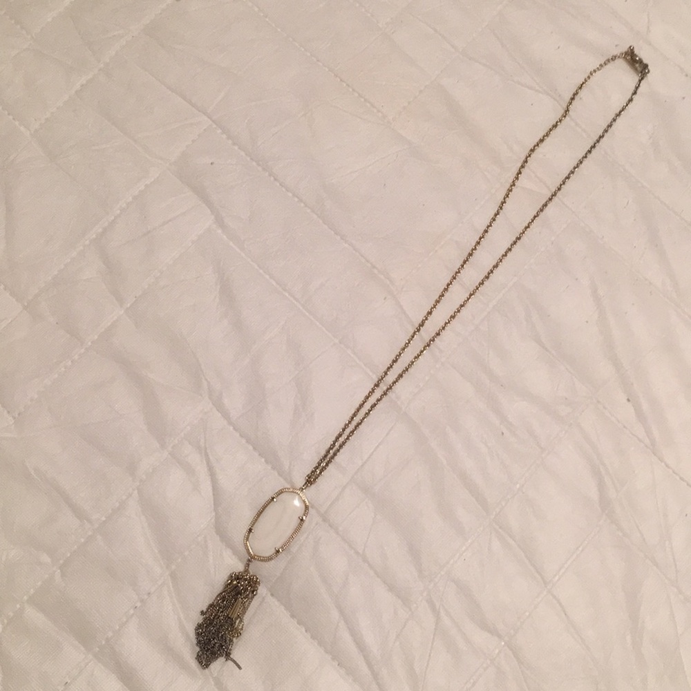 Kendra Scott Rayne White Pearl Necklace